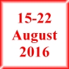 15-22 August 2016